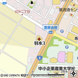 ビデオ激安王福井店周辺の地図
