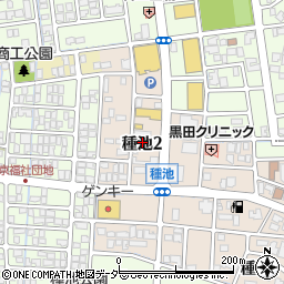 秋吉 種池店周辺の地図