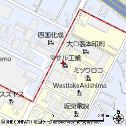 マサル工業株式会社　東松山工場周辺の地図