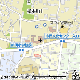 松山市民活動センター周辺の地図