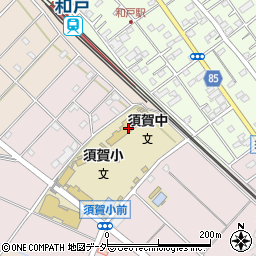 宮代町立須賀中学校周辺の地図
