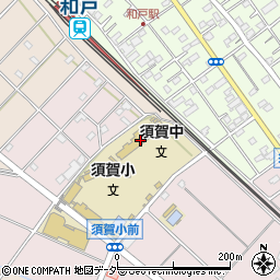 宮代町立須賀中学校周辺の地図