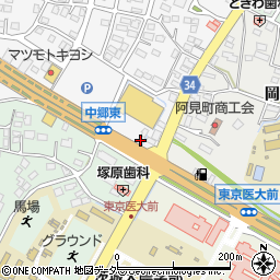 三菱ＵＦＪ銀行阿見 ＡＴＭ周辺の地図