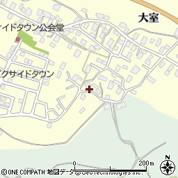茨城県稲敷郡阿見町大室580周辺の地図