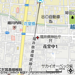 株式会社近畿地域づくりセンター　福井支店周辺の地図