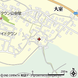 茨城県稲敷郡阿見町大室579周辺の地図