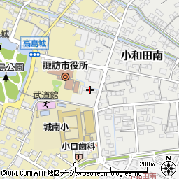 諏訪商工会館周辺の地図