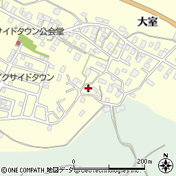 茨城県稲敷郡阿見町大室582周辺の地図