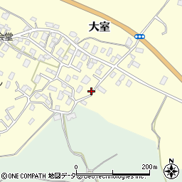 茨城県稲敷郡阿見町大室860周辺の地図