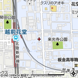 中越クリーンサービス株式会社　福井営業所及び福井工場 周辺の地図