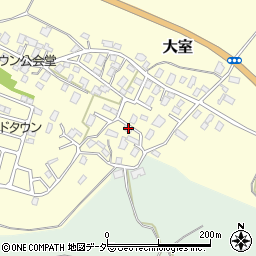 茨城県稲敷郡阿見町大室749周辺の地図