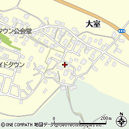 茨城県稲敷郡阿見町大室748周辺の地図