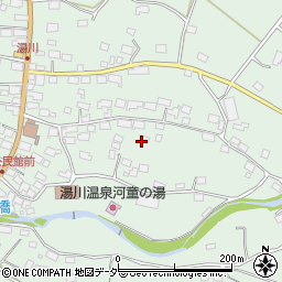 長野県茅野市北山湯川周辺の地図