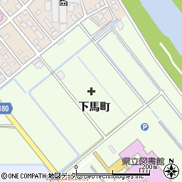 福井県福井市下馬町周辺の地図
