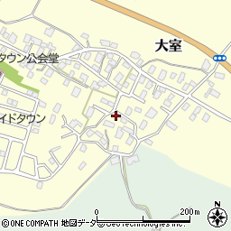 茨城県稲敷郡阿見町大室747周辺の地図