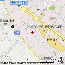 茨城県土浦市中村南6丁目4-5周辺の地図