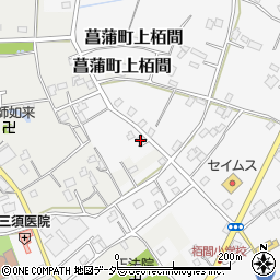 埼玉県久喜市菖蒲町下栢間3261-1周辺の地図