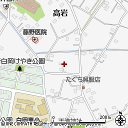 埼玉県白岡市高岩964-2周辺の地図