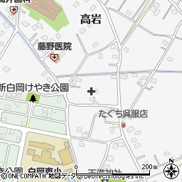 埼玉県白岡市高岩965周辺の地図