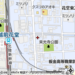 福井県自動車販売整備健康保険組合周辺の地図
