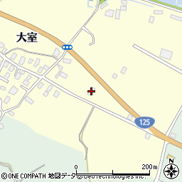 茨城県稲敷郡阿見町大室1140周辺の地図