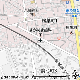 あゆ 東松山周辺の地図
