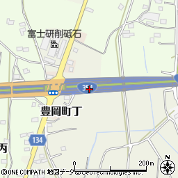 水海道道路周辺の地図