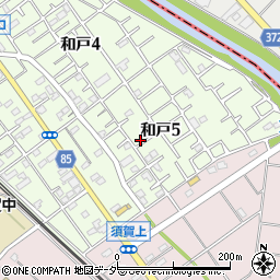 埼玉県南埼玉郡宮代町和戸5丁目3-20周辺の地図