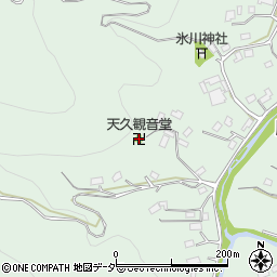 天久観音堂周辺の地図