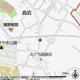 埼玉県白岡市高岩1386周辺の地図