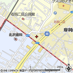 ファミリーマート土浦摩利山新田店周辺の地図