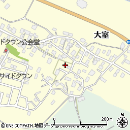 茨城県稲敷郡阿見町大室746周辺の地図