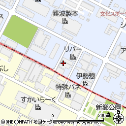 リバー株式会社　東松山事業所周辺の地図