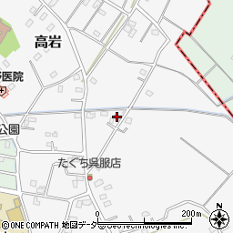 埼玉県白岡市高岩1395-1周辺の地図