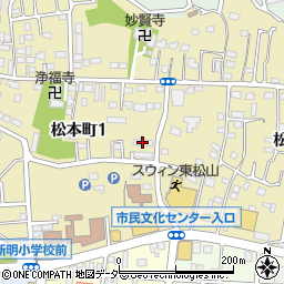 東松山市営住宅松本町周辺の地図