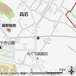 埼玉県白岡市高岩1386-1周辺の地図