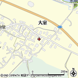 茨城県稲敷郡阿見町大室866周辺の地図