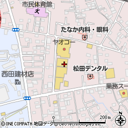 コナカ東松山店周辺の地図