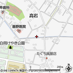 埼玉県白岡市高岩980周辺の地図