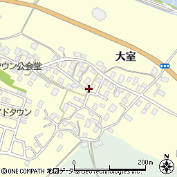 茨城県稲敷郡阿見町大室875周辺の地図