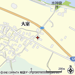 茨城県稲敷郡阿見町大室1118周辺の地図