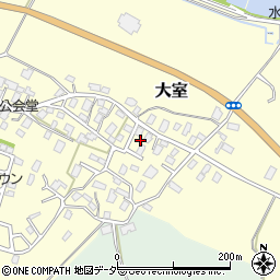 茨城県稲敷郡阿見町大室869周辺の地図