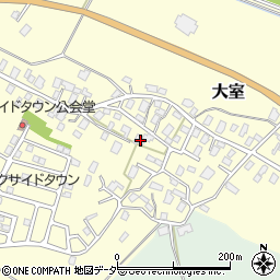 茨城県稲敷郡阿見町大室739周辺の地図