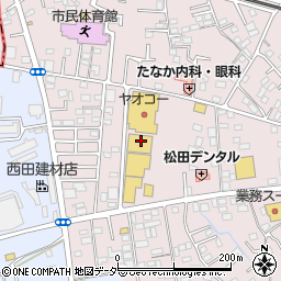 紳士服のコナカシルピア東松山店周辺の地図