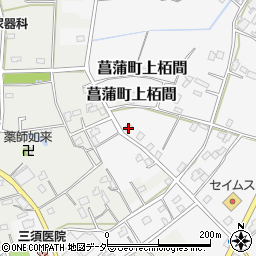 埼玉県久喜市菖蒲町下栢間1961周辺の地図