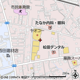 七輪焼肉　安安　東松山店周辺の地図