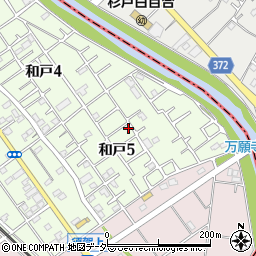 埼玉県南埼玉郡宮代町和戸5丁目4-12周辺の地図