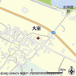 茨城県稲敷郡阿見町大室1116周辺の地図