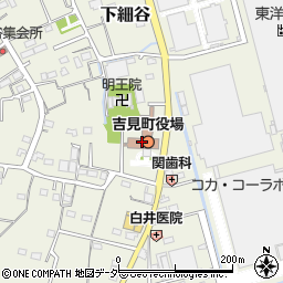 吉見町役場周辺の地図