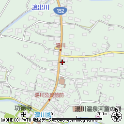 長野県茅野市北山湯川1140-1周辺の地図